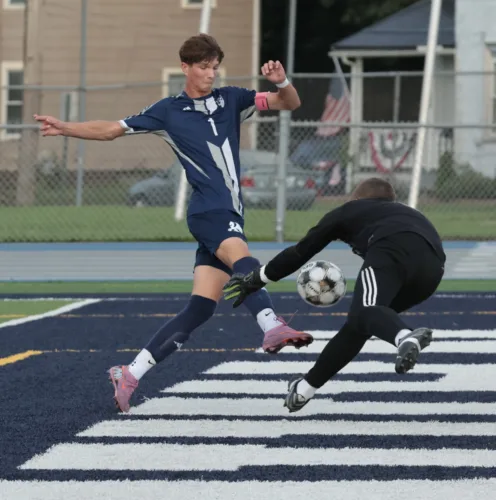 Rivals on the pitch
